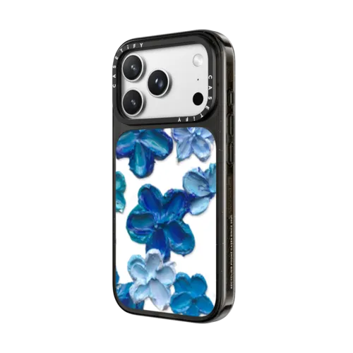 Plumeria Vision Transparent Iphone Case By Ann Upton | iPhone 18 Pro Max / Impact Case MagSafe Compatible - Glossy / Glossy Black | Image 2