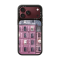 Winter in Paris (Holiday Fashion Illustration Case) | iPhone 18 Pro Max / Impact Case MagSafe Compatible - Glossy / Glossy Black | Image 1