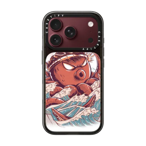 Takoyaki Attack | iPhone 18 Pro / Impact Case MagSafe Compatible - Glossy / Glossy Black | Image 1