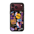 Los Angeles Lakers Sticker Mania Phone Case | iPhone 18 Pro Max / Impact Case MagSafe Compatible - Glossy / Glossy Black | Image 1