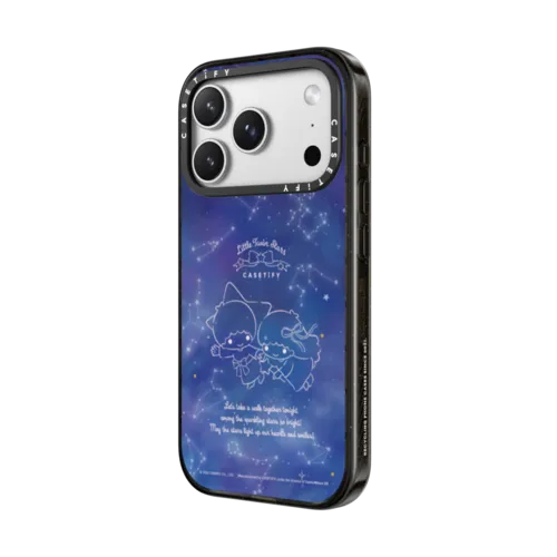 Little Twin Stars Starlit Adventures Phone Case | iPhone 17 Pro Max / Impact Case MagSafe Compatible / Black | Image 2