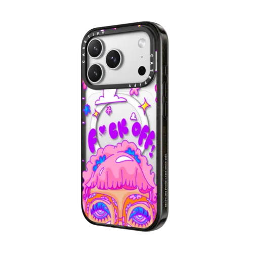 F*ck Off - Phone Case | iPhone 17 Pro Max / Impact Case MagSafe Compatible / Black | Image 2