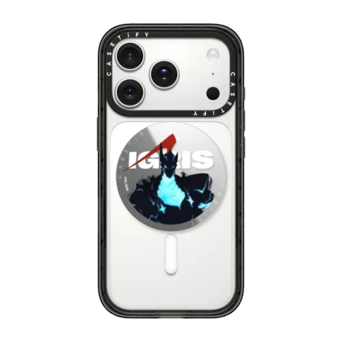 Solo Leveling Shadow IGRIS Snappy Grip Stand | Snappy Grip Stand / Snappy Mirror Grip Stand MagSafe Compatible / Silver | Image 1