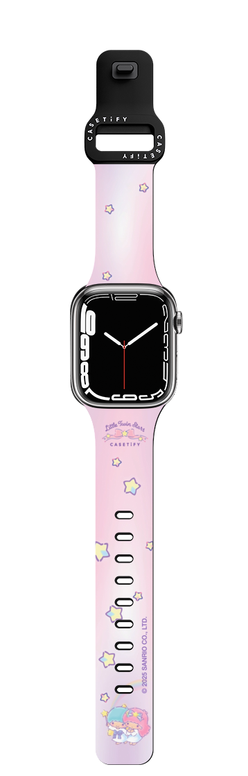 Little Twin Stars Watch Band | Apple Watch Series 7-9 (45mm) / Impact Band / Black | Image 1
