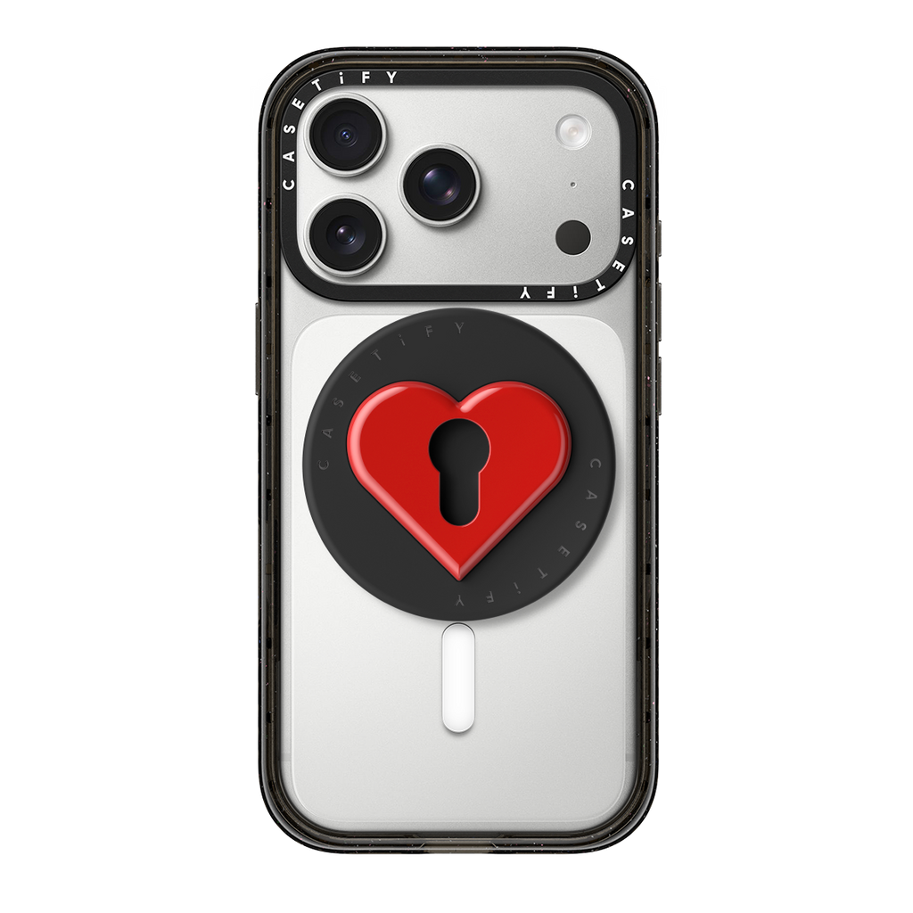 Snappy Love Lock Grip Stand - Red Heart | Image 1