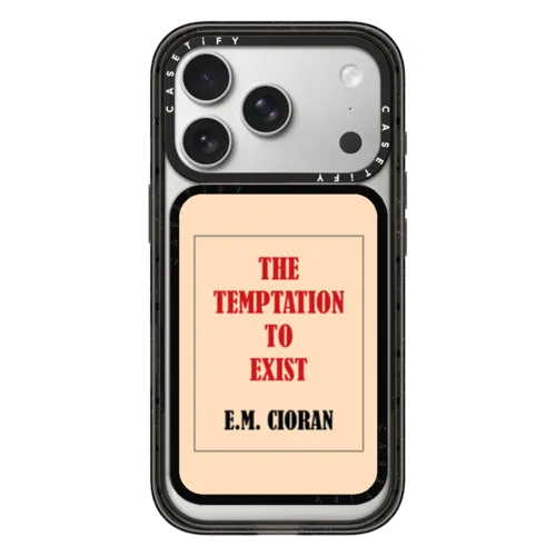 Temptation To Exist | Snappy Cardholder Stand / Snappy Cardholder Stand MagSafe Compatible / Black | Image 1