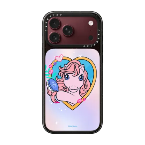 My Little Pony Custom Name Phone Case - Candy | iPhone 18 Pro Max / Impact Case MagSafe Compatible - Glossy / Glossy Black | Image 1