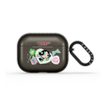 The Powerpuff Girls Buttercup Sticker Earbuds Case | AirPods Pro 3 / Earbuds Impact Case / Black | Image 1