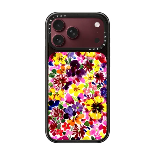Lima Thinking Flowers | iPhone 18 Pro Max / Impact Case MagSafe Compatible - Glossy / Glossy Black | Image 1