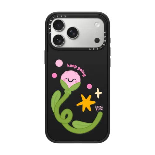 Spring Tulip | iPhone 17 Pro Max / Impact Case MagSafe Compatible / Matte Black | Image 1