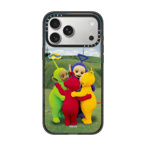 Teletubbies Hug Case | iPhone 17 Pro Max / Impact Case MagSafe Compatible / Black | Image 1