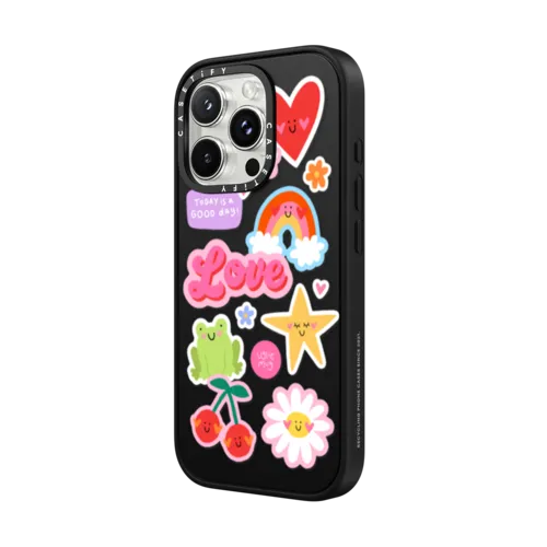 Uglie Mug Stickers | iPhone 16 Pro Max / Impact Case MagSafe Compatible / Matte Black | Image 2