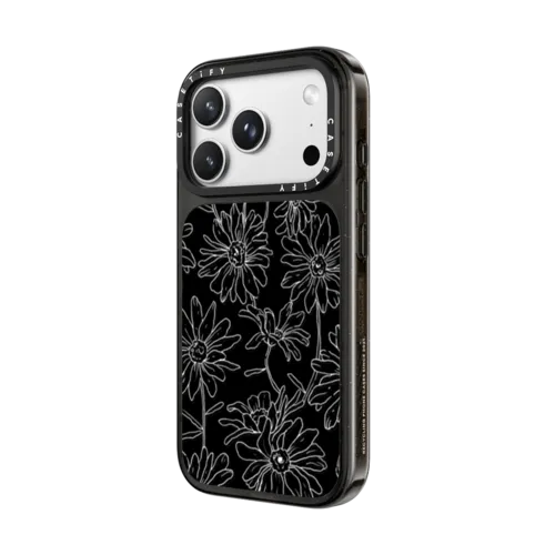 Simple Daisies | iPhone 18 Pro / Impact Case MagSafe Compatible - Glossy / Glossy Black | Image 2