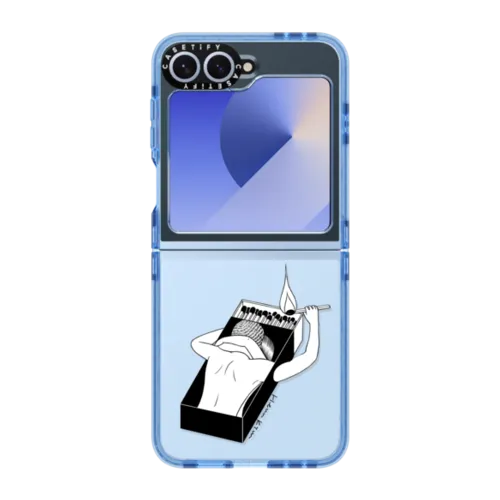 Let Us Burn | Galaxy Z Flip6 / Impact Case / Baby Blue | Image 1