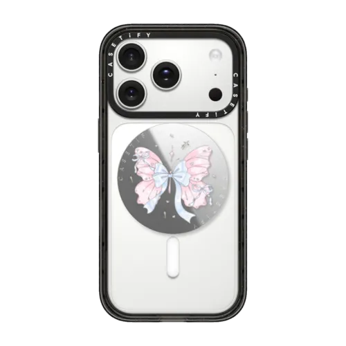 Dreamy Butterfly | Snappy Grip Stand / Snappy Mirror Grip Stand MagSafe Compatible / Silver | Image 1