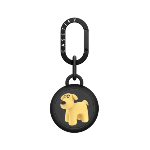 Creamy Puppy | AirTag 2 / AirTag Holder / Licorice | Image 1
