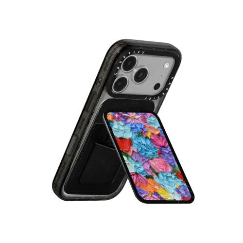 Decadent Bouquet | Snappy Cardholder Stand / Snappy Cardholder Stand MagSafe Compatible / Black | Image 3