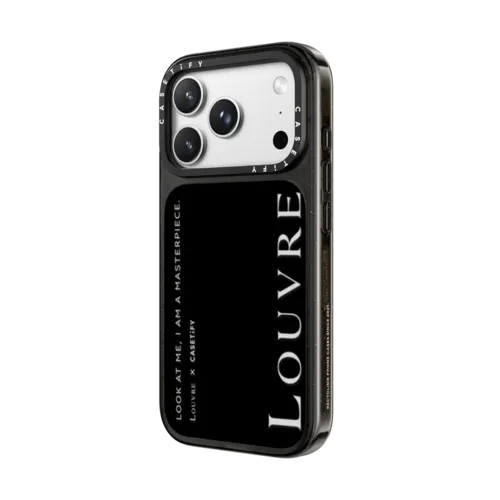 Louvre monochromatique Case | iPhone 18 Pro Max / Impact Case MagSafe Compatible - Glossy / Glossy Black | Image 2