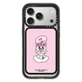 Esther Bunny Loves Me Time cardholder stand | Snappy Cardholder Stand / Snappy Cardholder Stand MagSafe Compatible / Black | Image 1