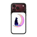 Cat Moon | iPhone 18 Pro Max / Impact Case MagSafe Compatible - Glossy / Glossy Black | Image 1