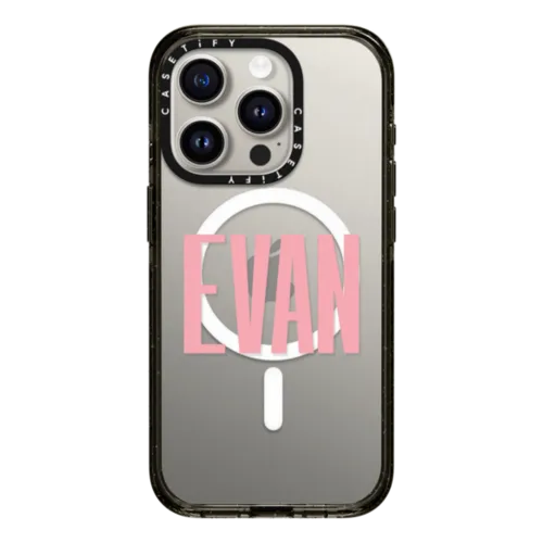 Custom Phone Case | iPhone 15 Pro / Impact Case MagSafe Compatible / Black | Image 1