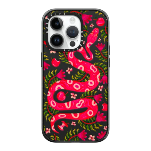 Garden of Eden by Grace Andersson | iPhone 14 Pro / Impact Case MagSafe Compatible / Matte Black | Image 1