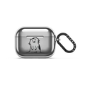 Frustration cat | AirPods Pro 3 / Earbuds Mirror Case / Silver | Image 1