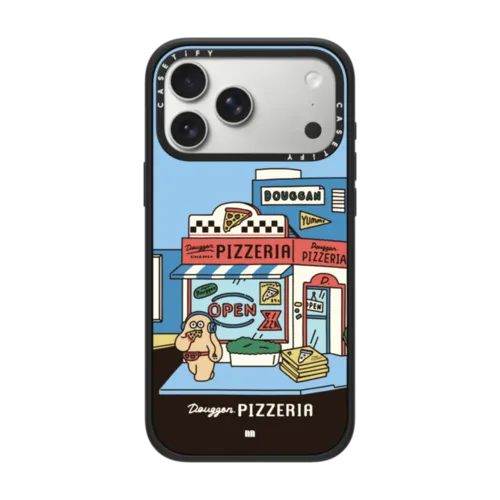 Douggan Pizzeria Case | iPhone 17 Pro Max / Impact Case MagSafe Compatible / Matte Black | Image 1