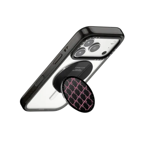 Entwined in Ribbon | Snappy Grip Stand / Snappy Grip Stand MagSafe Compatible / Black | Image 3