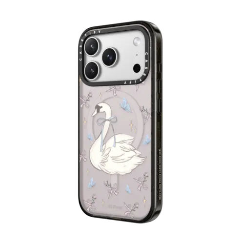 Swan Dance | iPhone 17 Pro Max / Impact Case MagSafe Compatible / Black | Image 2