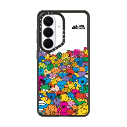 Mr. Men Little Miss Family Case | Galaxy S26 / Impact Magnetic Case / Black | Image 1