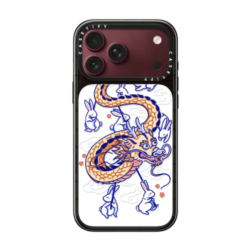 Dragon Dance | iPhone 18 Pro Max / Impact Case MagSafe Compatible - Glossy / Glossy Black | Image 1
