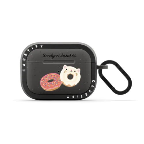 Donuts | AirPods Pro 2 / Earbuds Bounce Case / Matte Charcoal | Image 1