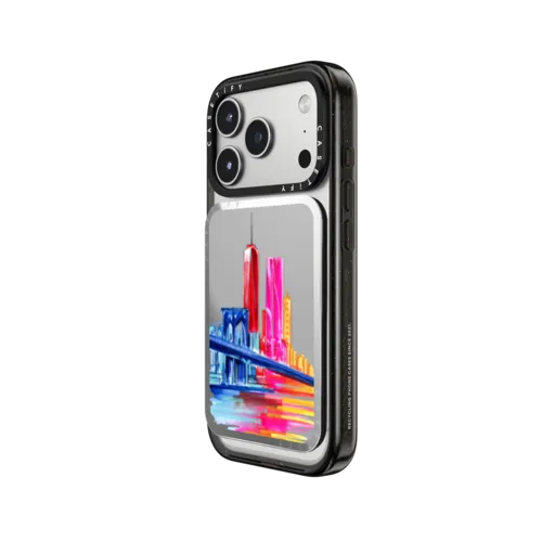 New York State of Mind | Snappy Cardholder Stand / Snappy Mirror Cardholder Stand MagSafe Compatible / Silver | Image 2