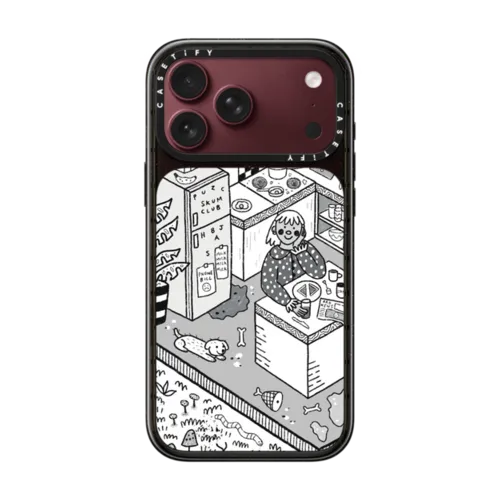 messy house | iPhone 18 Pro Max / Impact Case MagSafe Compatible - Glossy / Glossy Black | Image 1