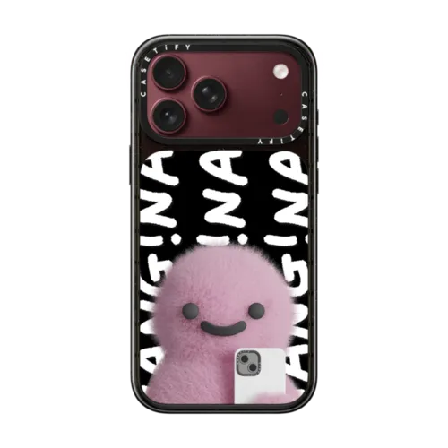 Nang Dinosaurs and Phones | iPhone 18 Pro Max / Impact Case MagSafe Compatible - Glossy / Glossy Black | Image 1