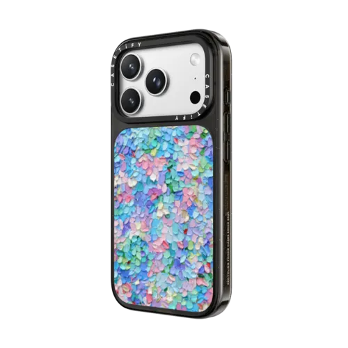 Pastel Petals | iPhone 18 Pro Max / Impact Case MagSafe Compatible - Glossy / Glossy Black | Image 2