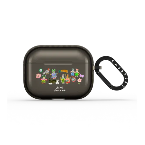 Tiny Stickers Club | AirPods Pro 3 / Earbuds Impact Case / Black | Image 1