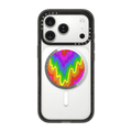 Rainbow Drip | Snappy Grip Stand / Snappy Mirror Grip Stand MagSafe Compatible / Silver | Image 1