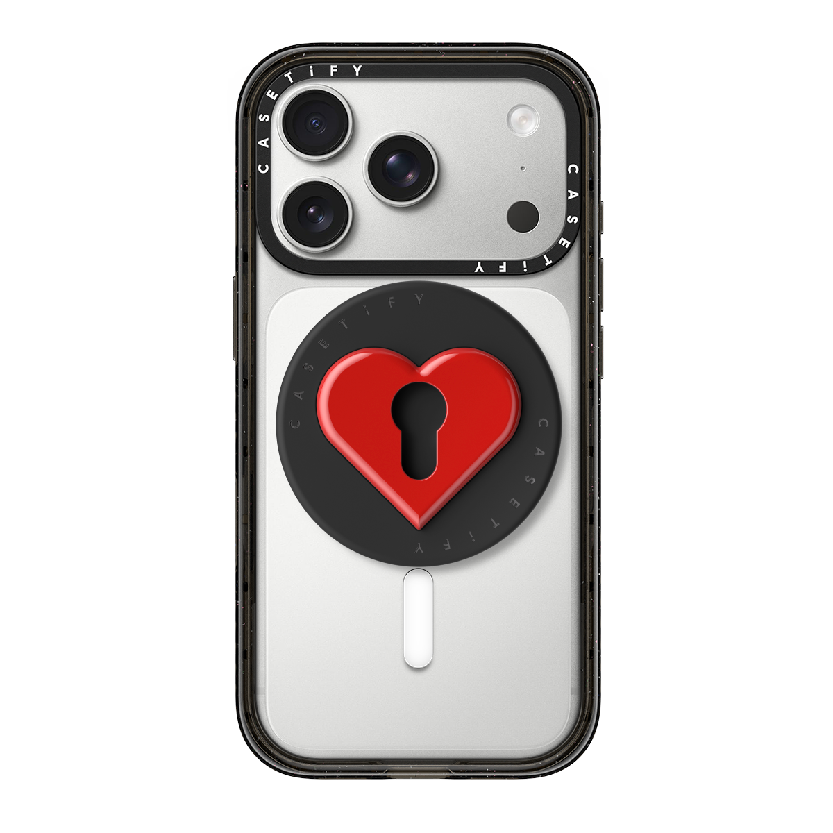 Snappy Love Lock MagSafe Holder - Red Heart | Image 1