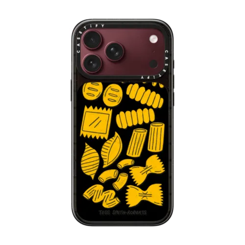 Pasta by Tess Smith-Roberts | iPhone 18 Pro Max / Impact Case MagSafe Compatible - Glossy / Glossy Black | Image 1