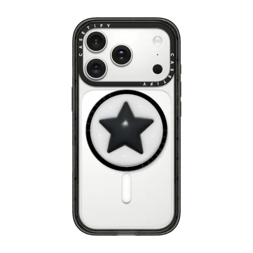Puff Star Snappy Grip Stand | Snappy Grip Stand / Snappy Grip Stand MagSafe Compatible / Black | Image 1