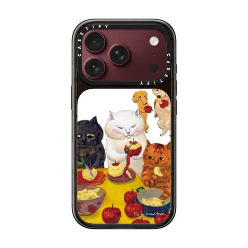 preparing the tarte tatin | iPhone 18 Pro / Impact Case MagSafe Compatible - Glossy / Glossy Black | Image 1
