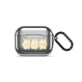 Dancing Bunny | AirPods Pro 3 / Earbuds Mirror Case / Silver | Image 1