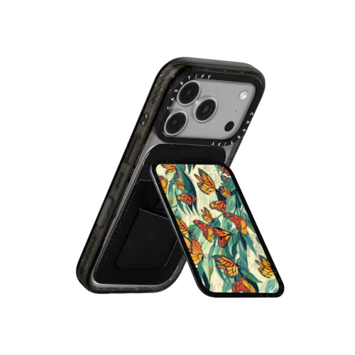 The Monarch by Grace Andersson | Snappy Cardholder Stand / Snappy Cardholder Stand MagSafe Compatible / Black | Image 3