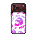 Live Laugh Leave - Pink | iPhone 18 Pro Max / Impact Case MagSafe Compatible - Glossy / Glossy Black | Image 1