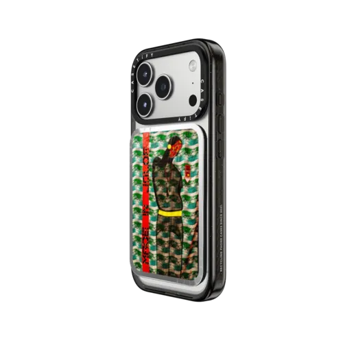 Made In Jolof | Snappy Cardholder Stand / Snappy Mirror Cardholder Stand MagSafe Compatible / Silver | Image 2