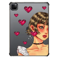 HEART LOVE BY DAHYE | iPad Pro 11-inch (3rd/4th gen) / iPad Impact Case / Black | Image 1