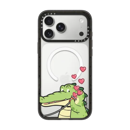 Lovely Message by Buddy Gator | iPhone 17 Pro Max / Impact Case MagSafe Compatible / Black | Image 1