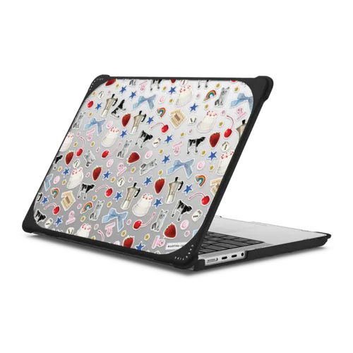 Trinket Stickers | MacBook Pro 14-inch (M1 - M5) / MacBook Bounce Case / Black | Image 1